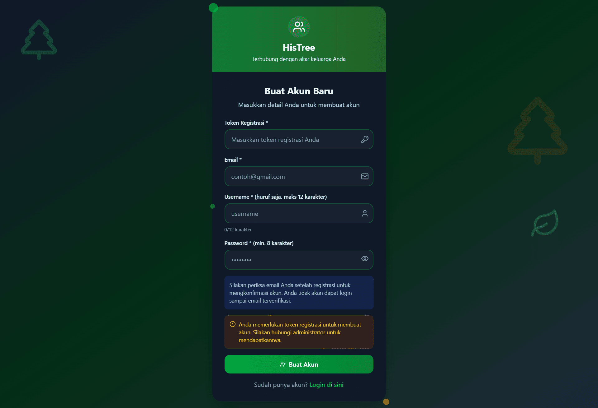 Register Page