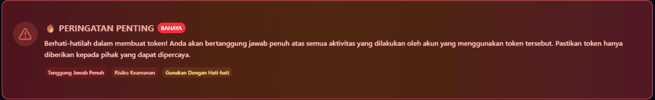 Peringatan Penting
